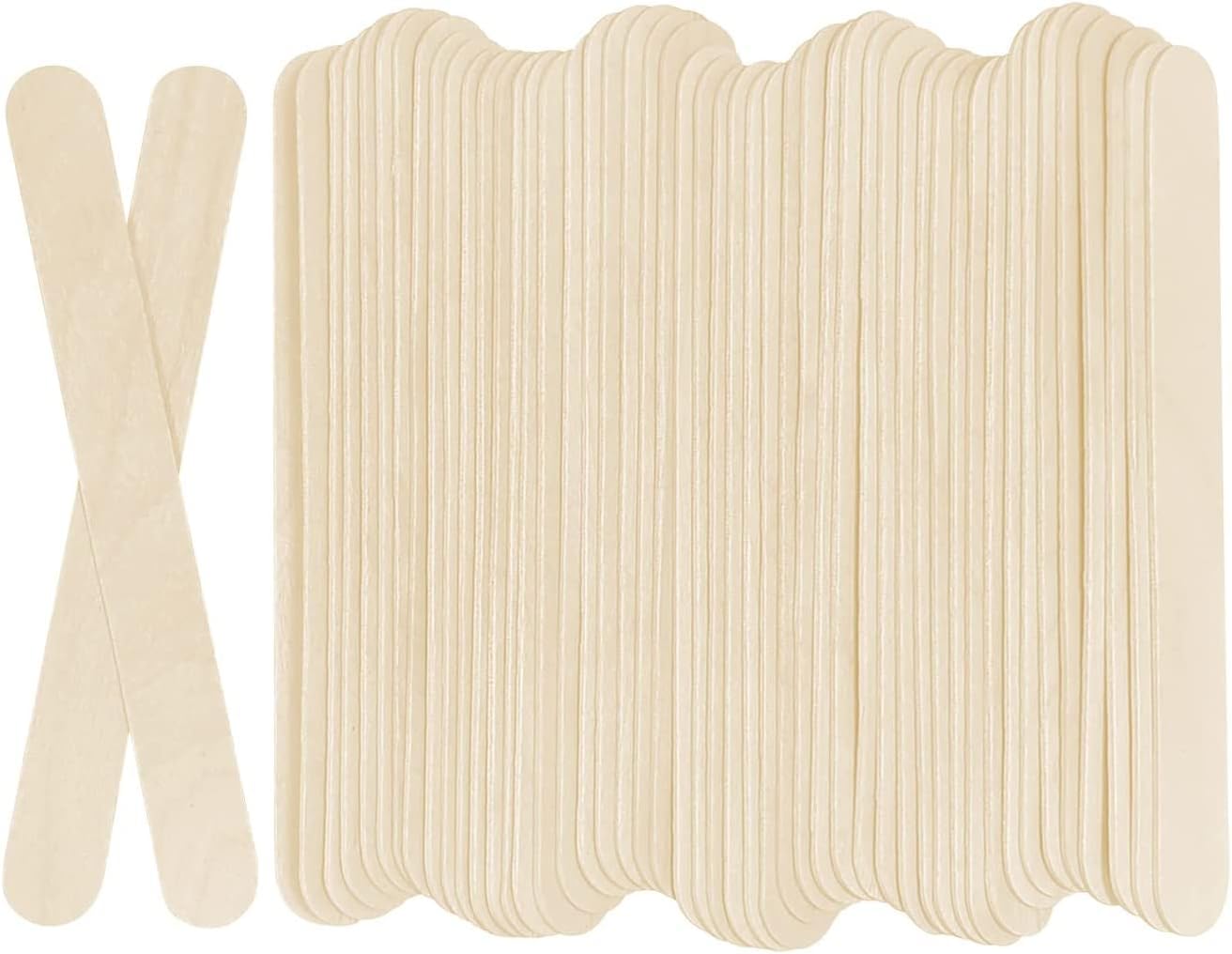 100Pcs Jumbo Wooden Craft Stic - Art Craft Jumbo บทวิจารณ์และราคา