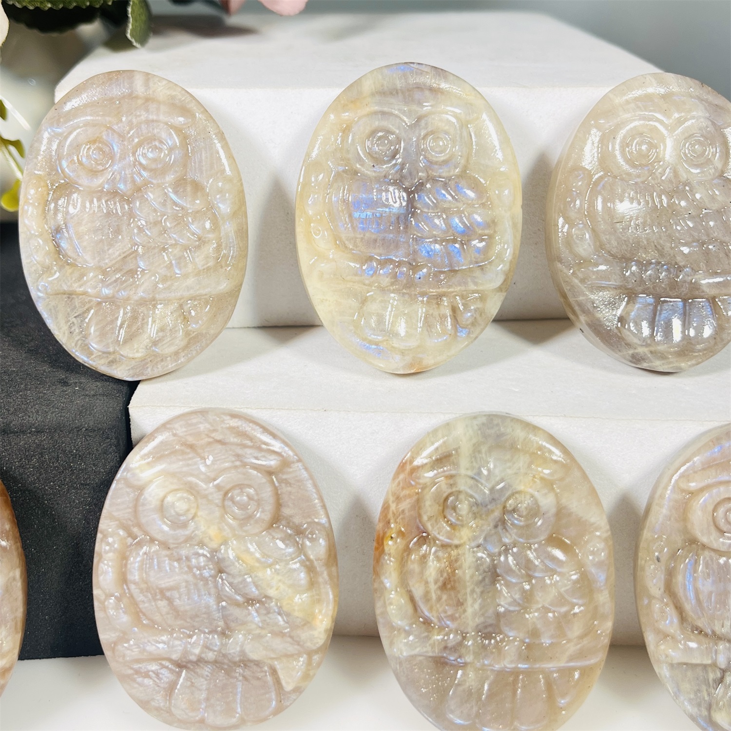 Natural Flashy Blue Moonstone  - Art Craft Meaning บทวิจารณ์และราคา