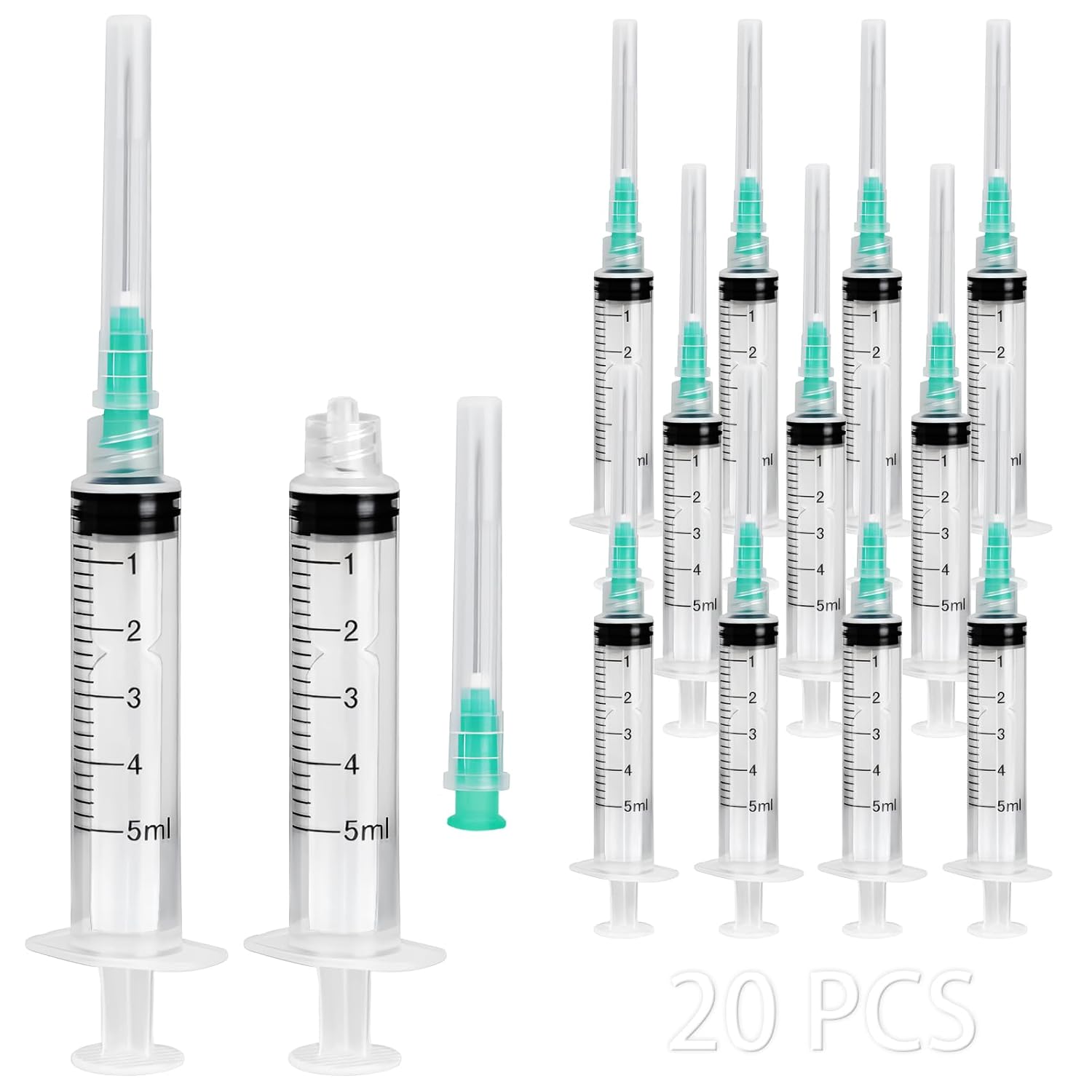 50 Pieces of 5ml Luer-Lock Syr - Art Craft Things บทวิจารณ์และราคา
