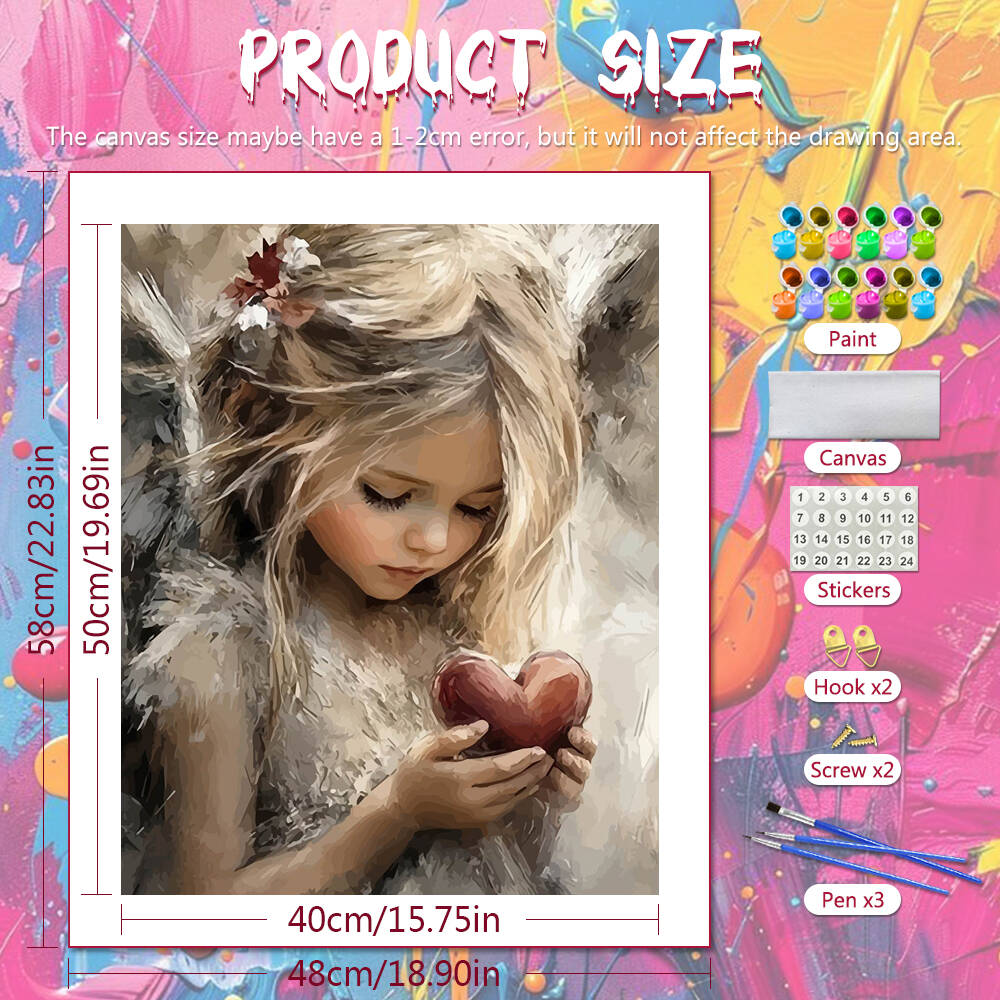 Drawing By Numbers Girl Portra - Art Craft Gifts For Adults บทวิจารณ์และราคา