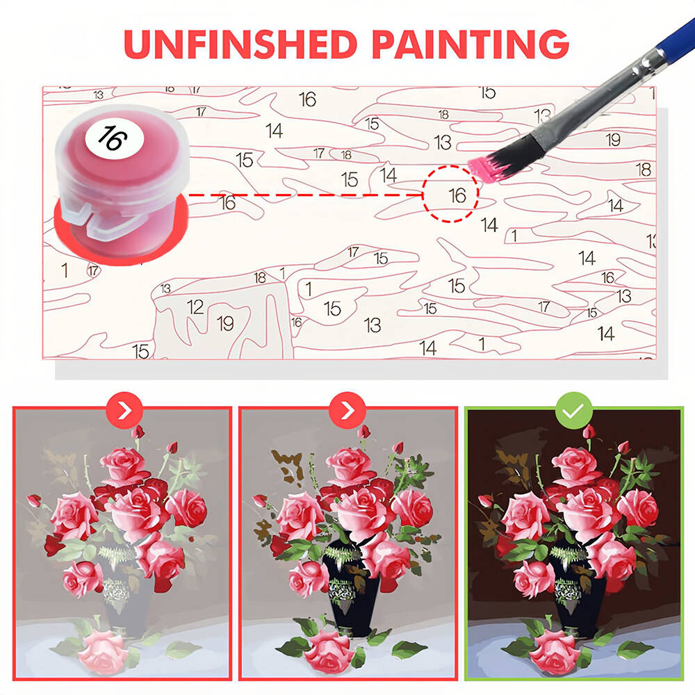 Drawing By Numbers Girl Portra - Art Craft Gifts For Adults บทวิจารณ์และราคา