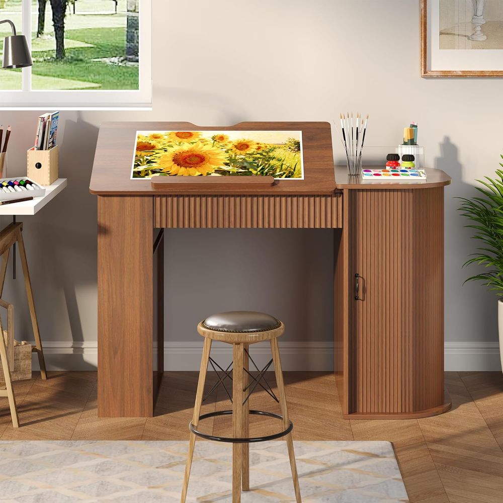 Storage Cabinet Desk with Shel - Art Crafting บทวิจารณ์และราคา