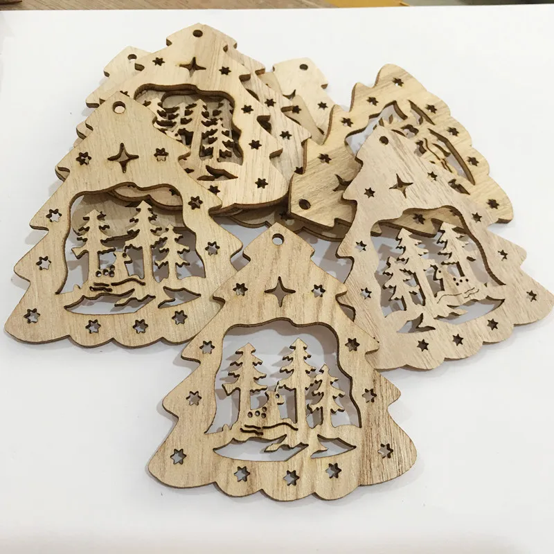 Unfinished Paintable Blank Woo - Art And Craft Xmas Tree บทวิจารณ์และราคา