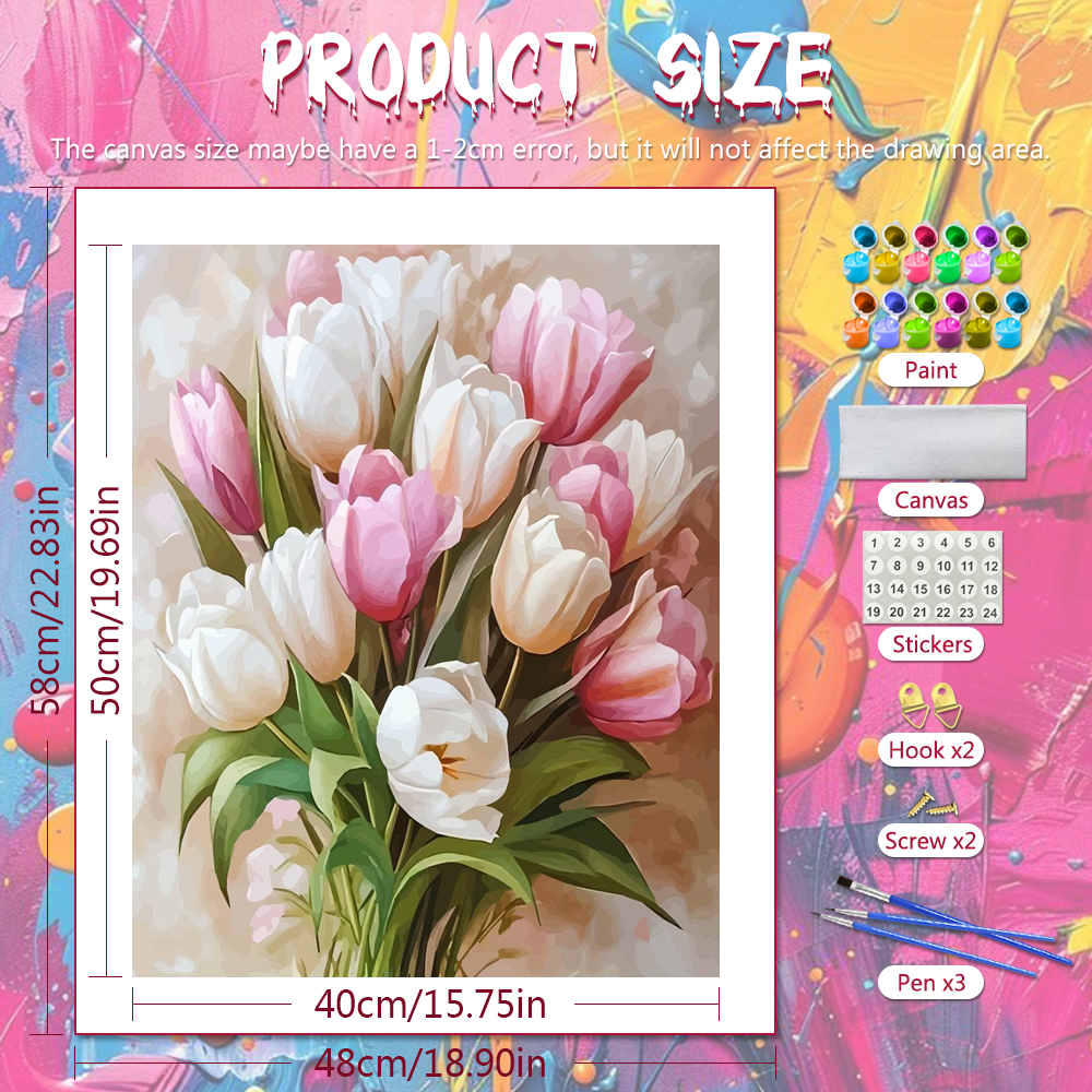 DIY Paint By Number Adult Kit  - Art Craft Gifts For Adults บทวิจารณ์และราคา