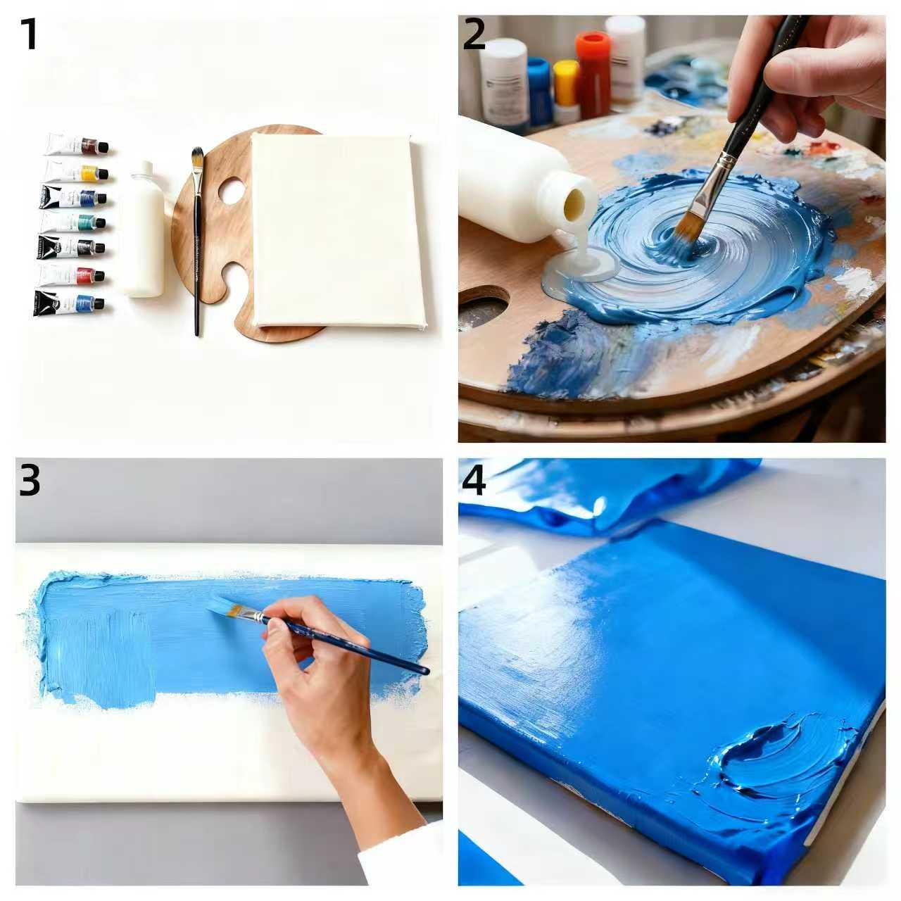 Acrylic Painting Medium  Ideal - Acrylic Pour Paint บทวิจารณ์และราคา