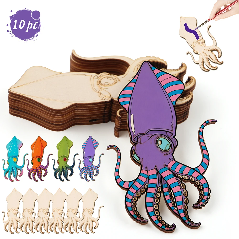 10pcs/set Unfinished Wood Craf - Art Craft Market บทวิจารณ์และราคา