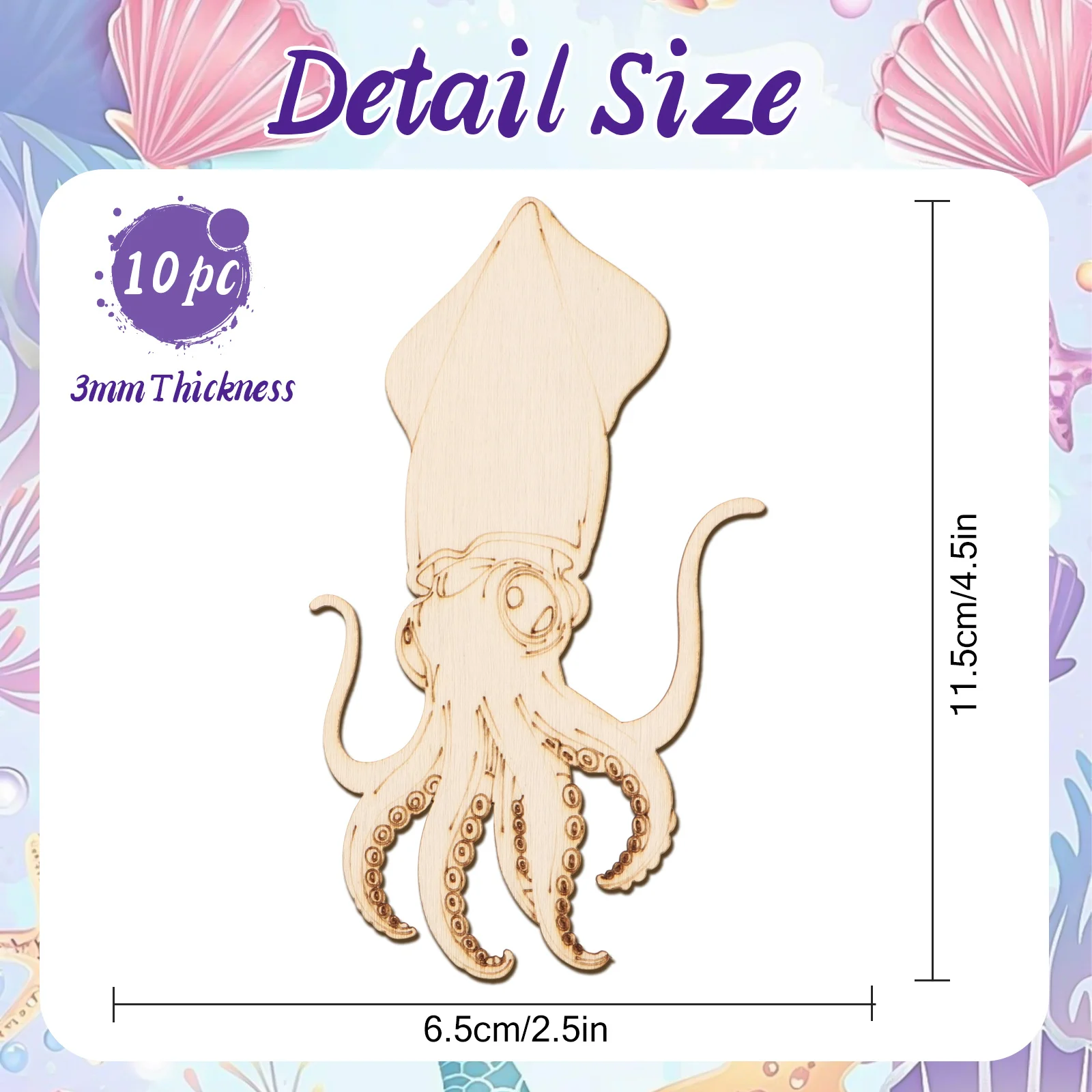 10pcs/set Unfinished Wood Craf - Art Craft Market บทวิจารณ์และราคา