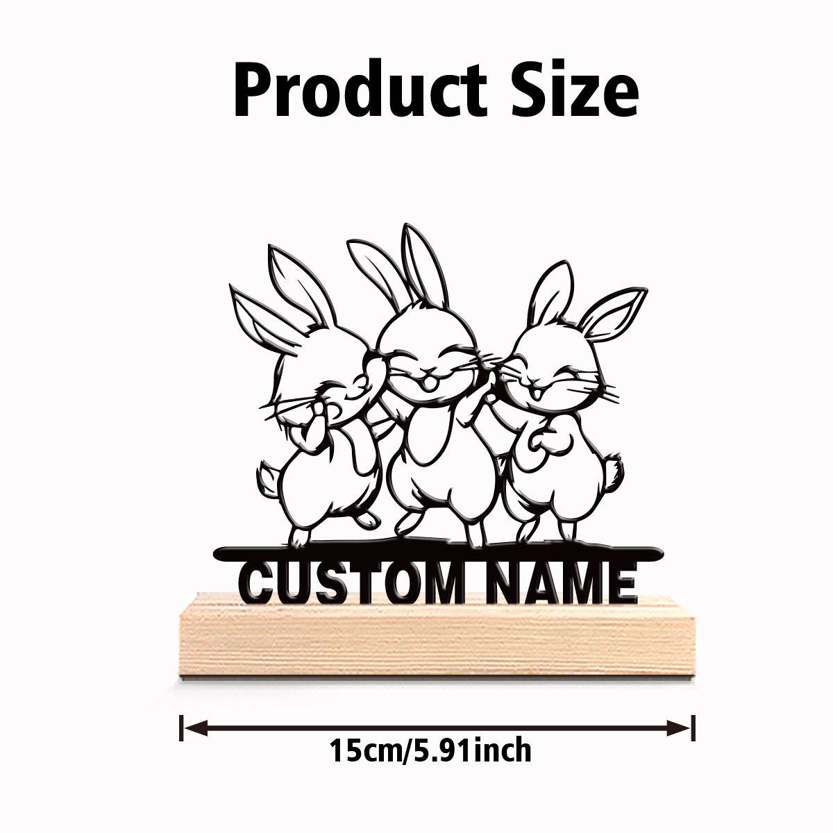 1pc Modern Rabbit Customized T - Art Crafting บทวิจารณ์และราคา