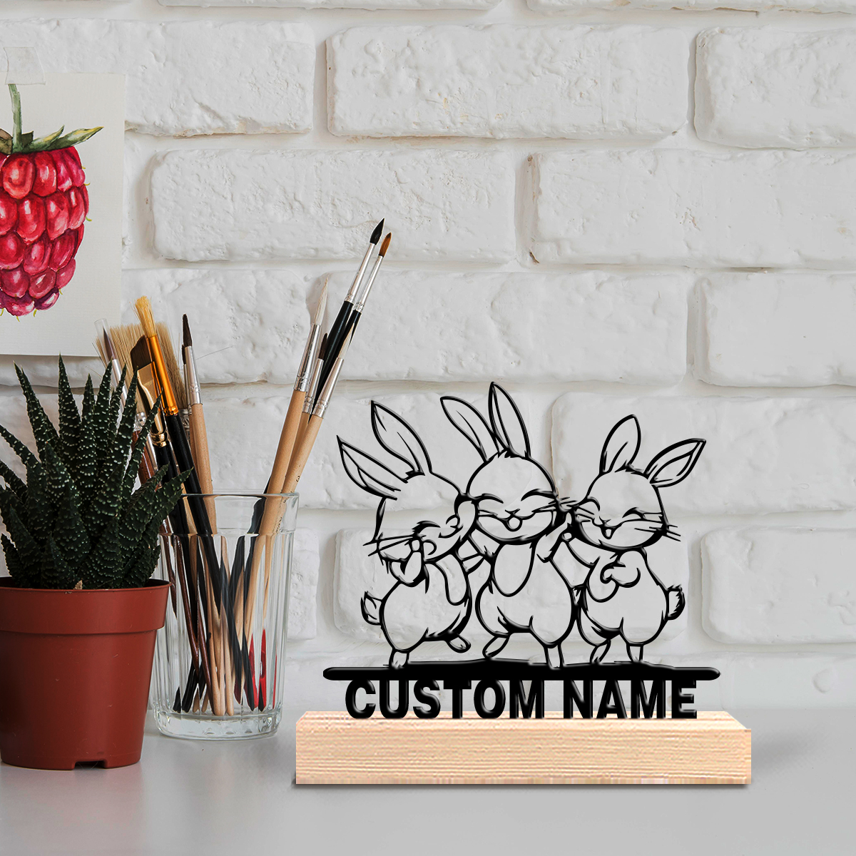 1pc Modern Rabbit Customized T - Art Crafting บทวิจารณ์และราคา