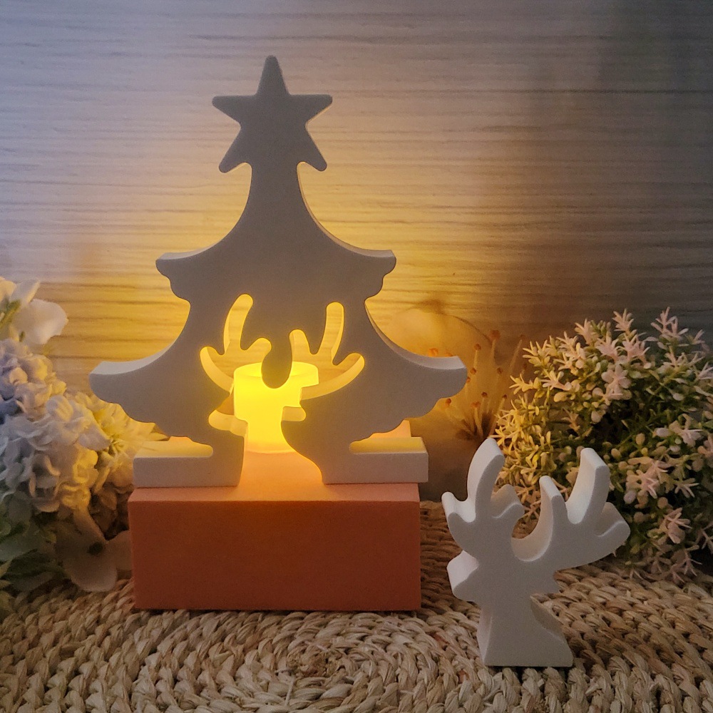 Christmas Tree Elk Gypsum Plas - Art And Craft Xmas Tree บทวิจารณ์และราคา
