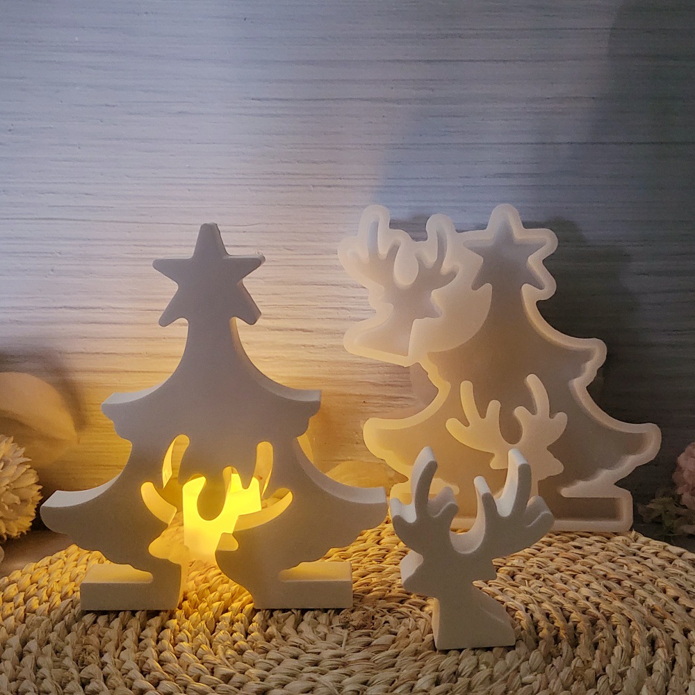 Christmas Tree Elk Gypsum Plas - Art And Craft Xmas Tree บทวิจารณ์และราคา