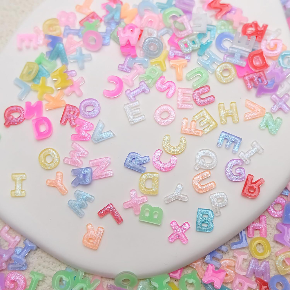 100pcs Mix Letter Nail Art Cha - Letter S Art Craft บทวิจารณ์และราคา