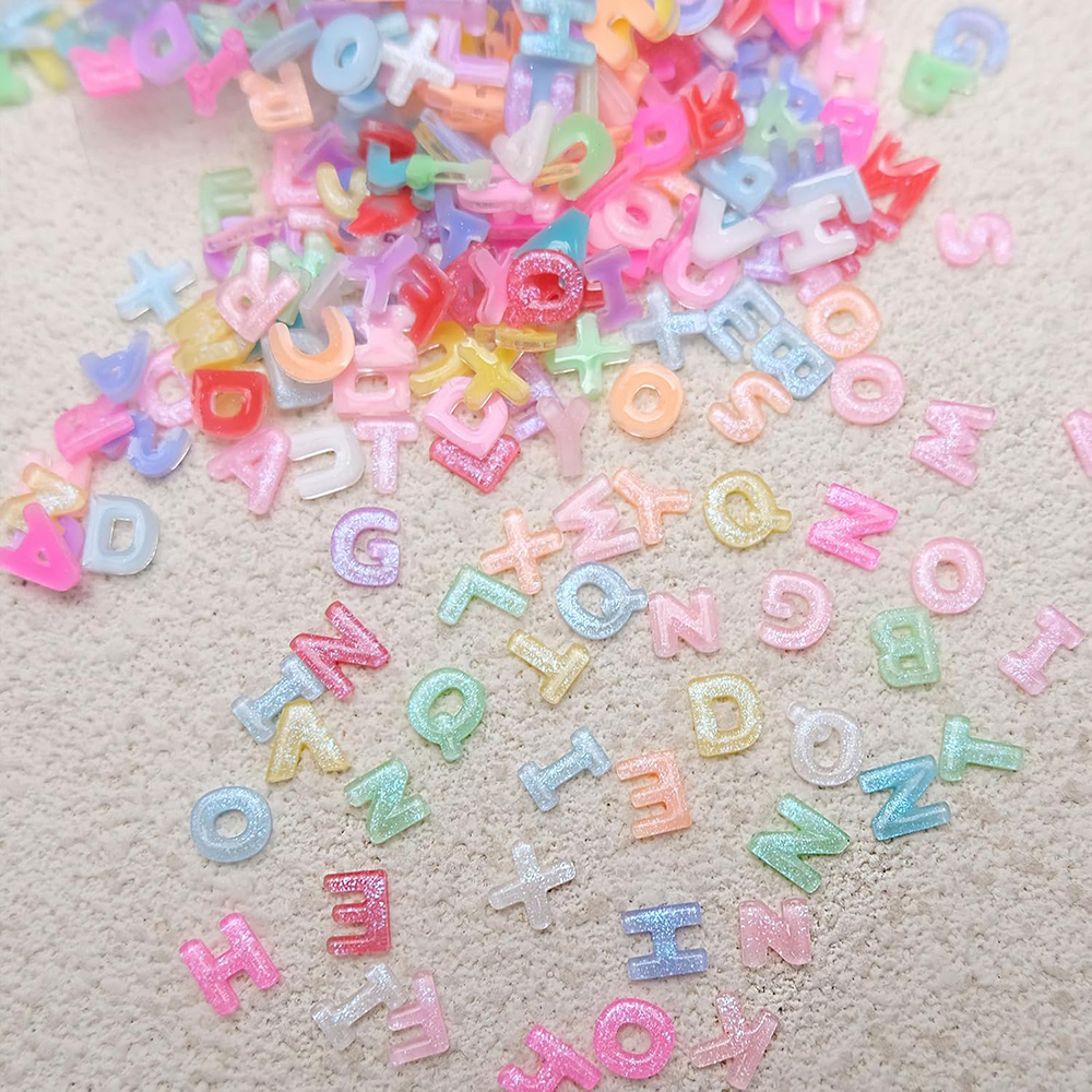 100pcs Mix Letter Nail Art Cha - Letter S Art Craft บทวิจารณ์และราคา