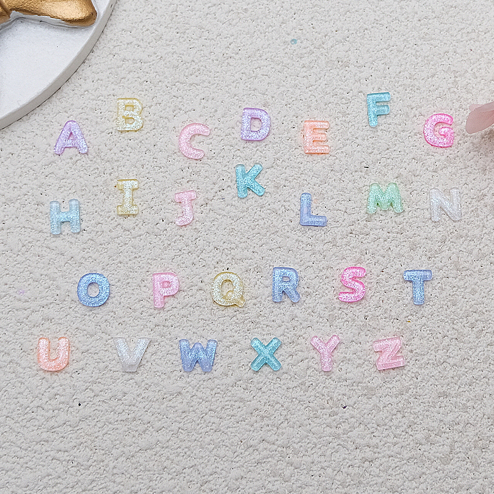 100pcs Mix Letter Nail Art Cha - Letter S Art Craft บทวิจารณ์และราคา