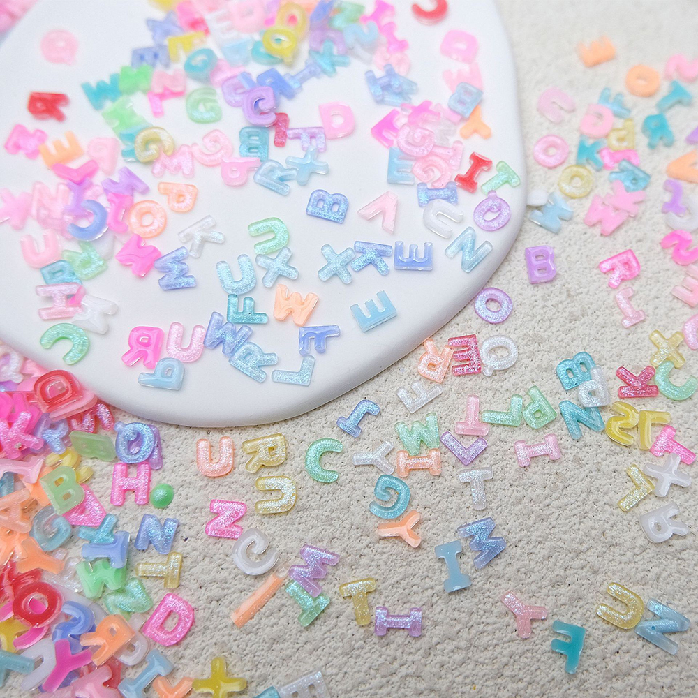 100pcs Mix Letter Nail Art Cha - Letter S Art Craft บทวิจารณ์และราคา