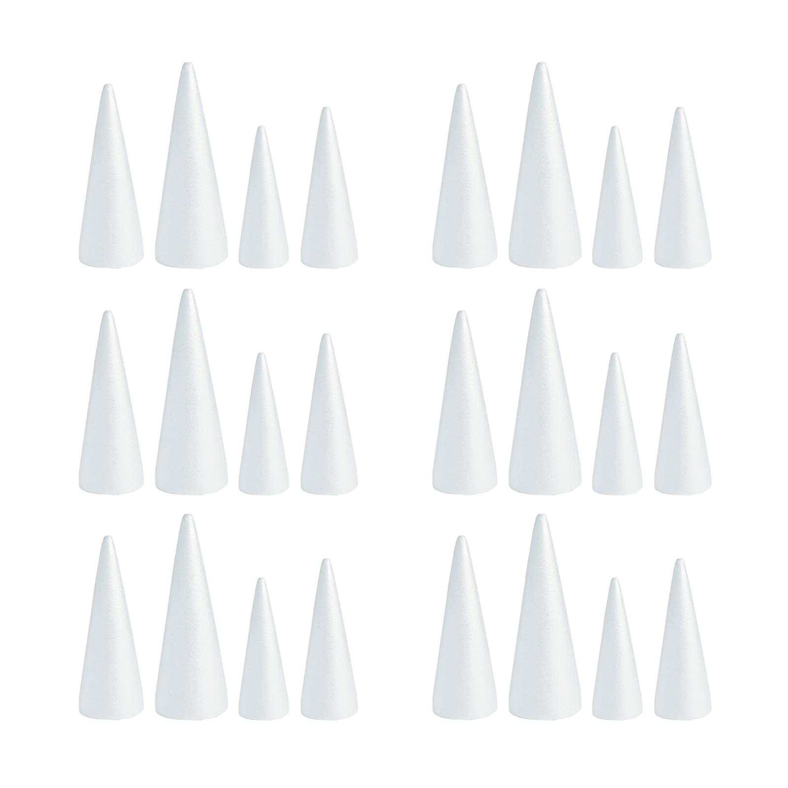 White Crafts Foam Cones for DI - Art Craft Christmas Tree บทวิจารณ์และราคา