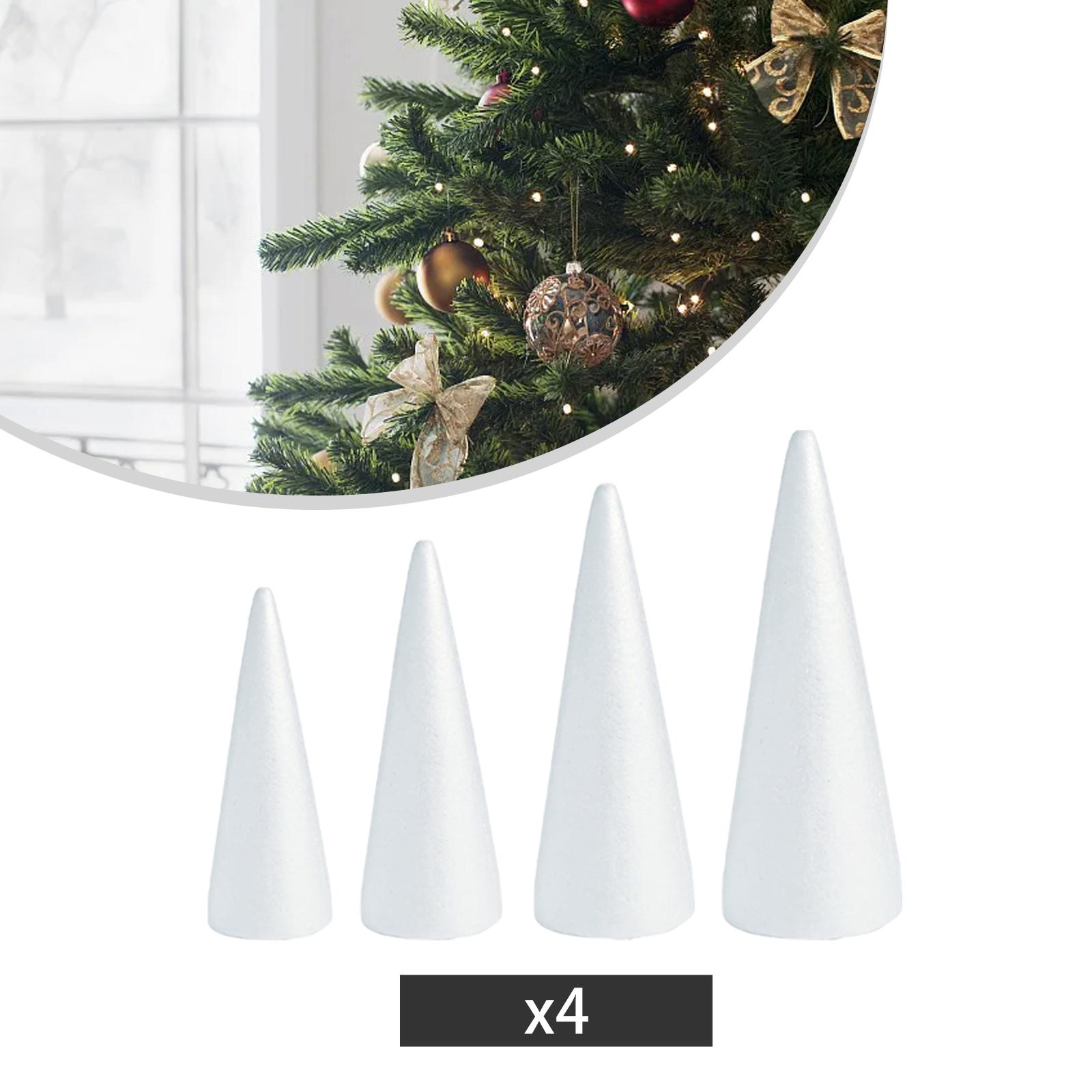 White Crafts Foam Cones for DI - Art Craft Christmas Tree บทวิจารณ์และราคา