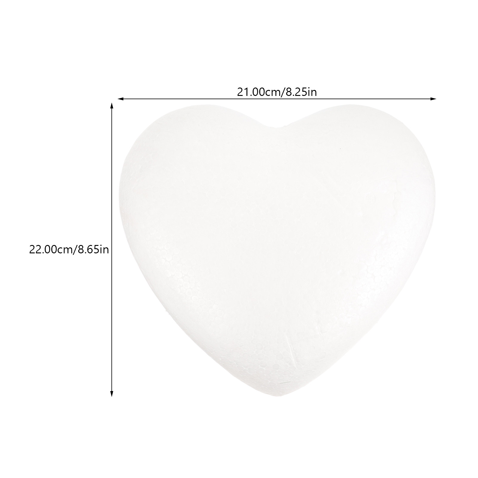 White 23Cm Modeling Heart Poly - Art And Craft Valentine บทวิจารณ์และราคา