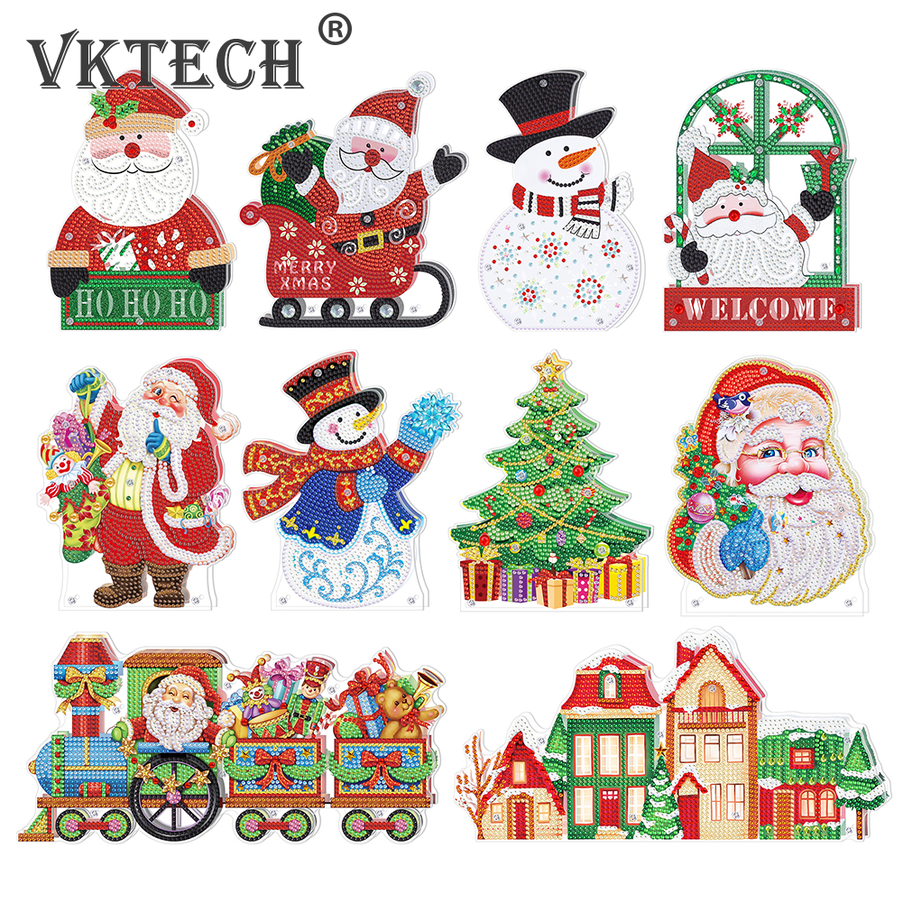 DIY Diamond Painting LED Light - Art And Craft Xmas Tree บทวิจารณ์และราคา