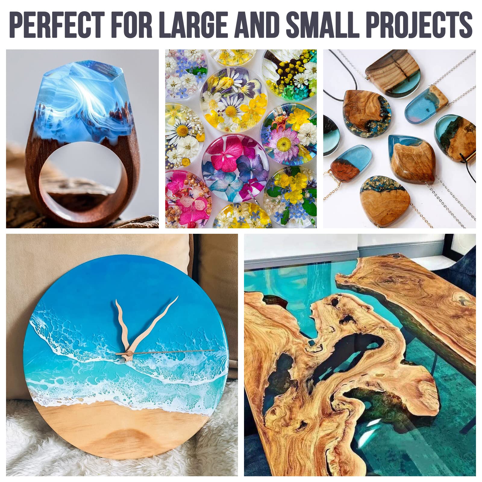 Epoxy Resin Kits Set, Art Kit  - Art Craft Gifts For Adults บทวิจารณ์และราคา