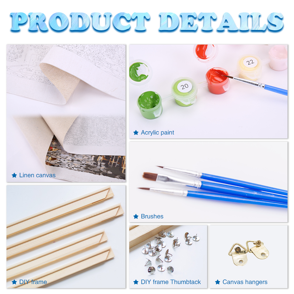GATYZTORY Painting By Number D - Art Craft Gifts For Adults บทวิจารณ์และราคา