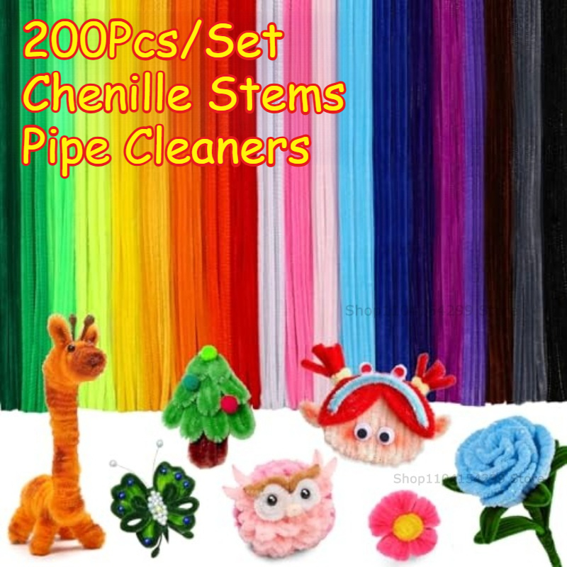 Pipe Cleaners Chenille Stems J - Art Craft Jumbo บทวิจารณ์และราคา