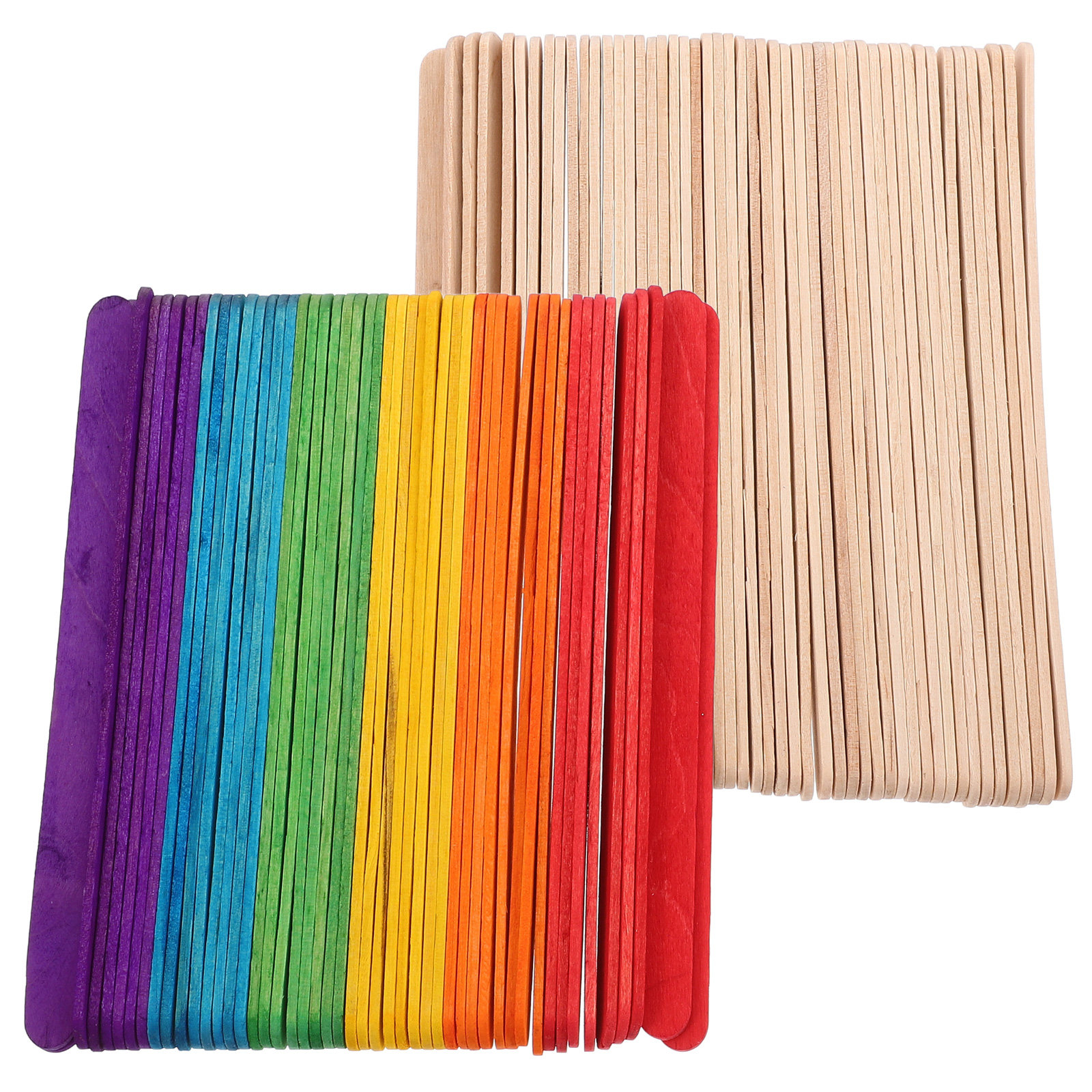 200Pcs Colored Jumbo Wooden Cr - Art Craft Jumbo บทวิจารณ์และราคา