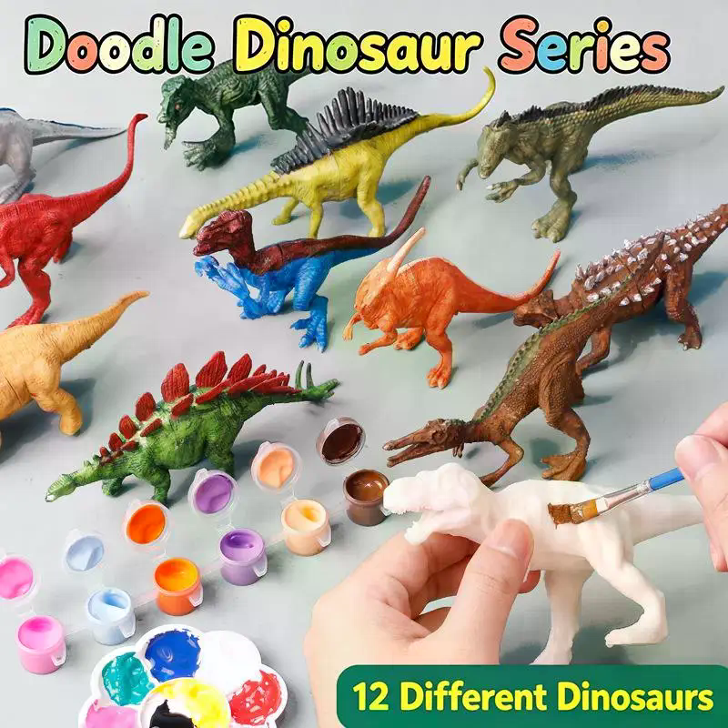 Dinosaur White Embryo Toy Set  - Art Craft Education บทวิจารณ์และราคา