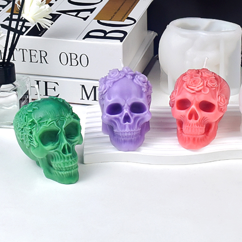 New Halloween Skull Silicone C - Art Craft Flower Making บทวิจารณ์และราคา