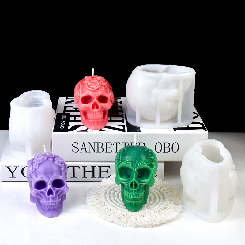 New Halloween Skull Silicone C - Art Craft Flower Making บทวิจารณ์และราคา