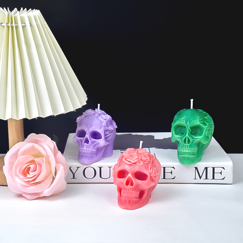 New Halloween Skull Silicone C - Art Craft Flower Making บทวิจารณ์และราคา