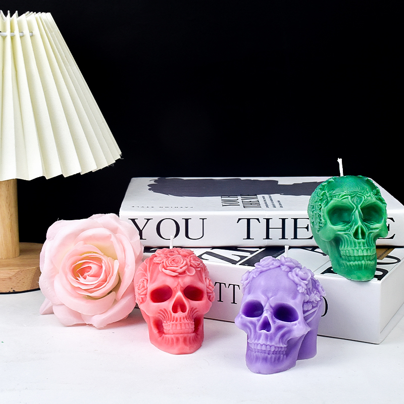 New Halloween Skull Silicone C - Art Craft Flower Making บทวิจารณ์และราคา