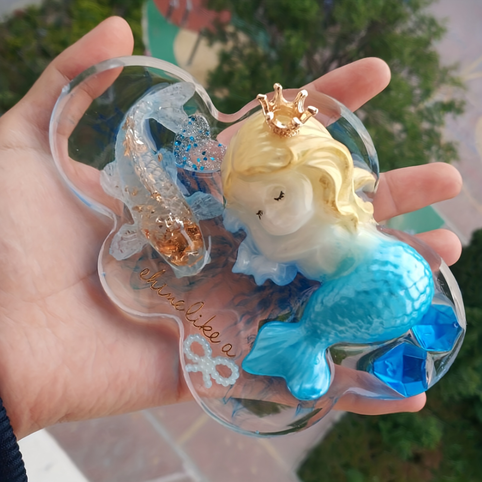 Cute Cartoon Mermaid Silicone  - Art Craft Things บทวิจารณ์และราคา