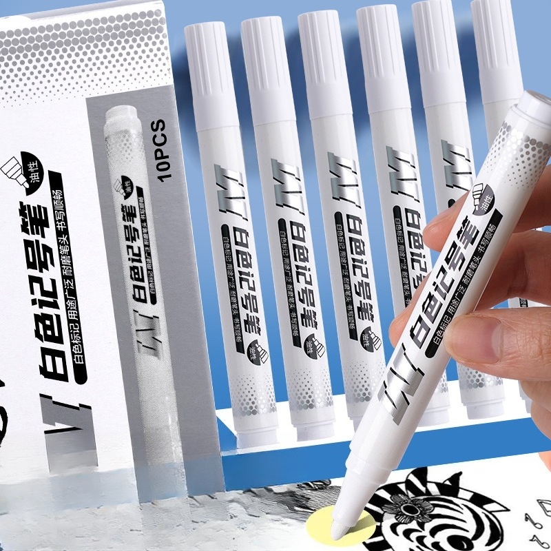 White Marker Pen Fadeproof Wat - Art Craft Jumbo บทวิจารณ์และราคา
