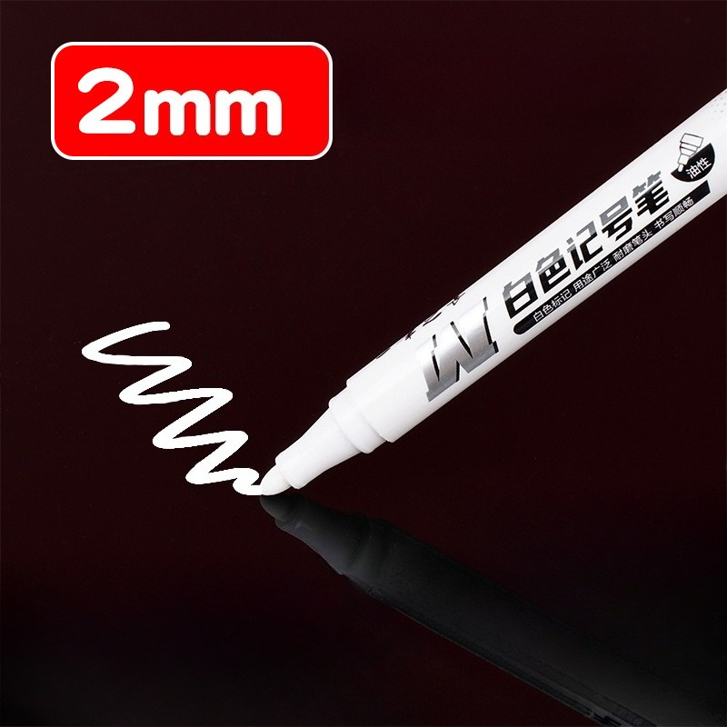 White Marker Pen Fadeproof Wat - Art Craft Jumbo บทวิจารณ์และราคา
