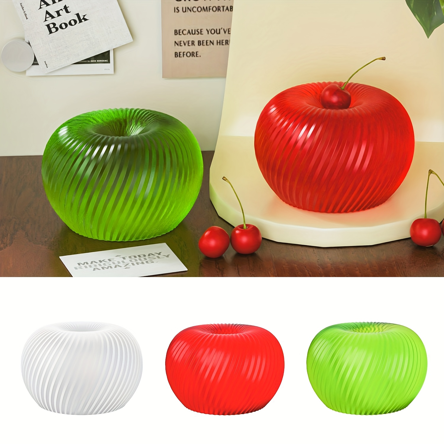 A trendy red apple silicone mo - Art Craft Things บทวิจารณ์และราคา