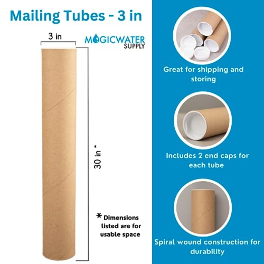 Mailing Tube - 3 in x 30 in -  - Art Craft Youtube บทวิจารณ์และราคา