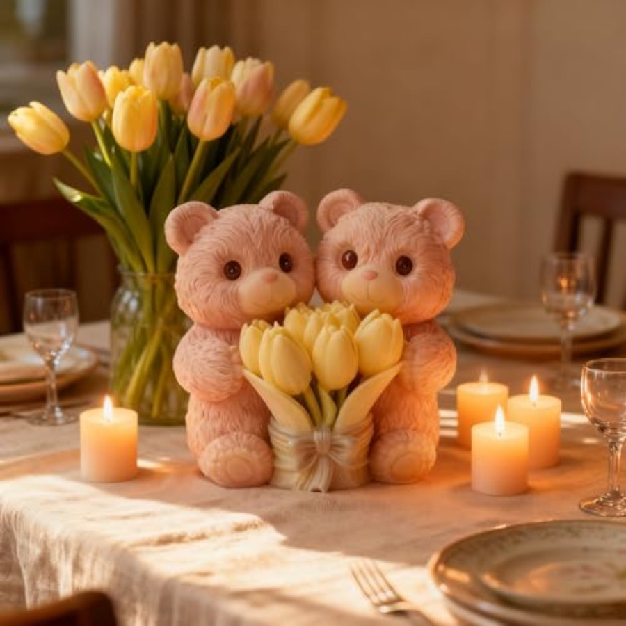 1PCS Holding Tulip Mold, Silic - Art And Craft Valentine บทวิจารณ์และราคา