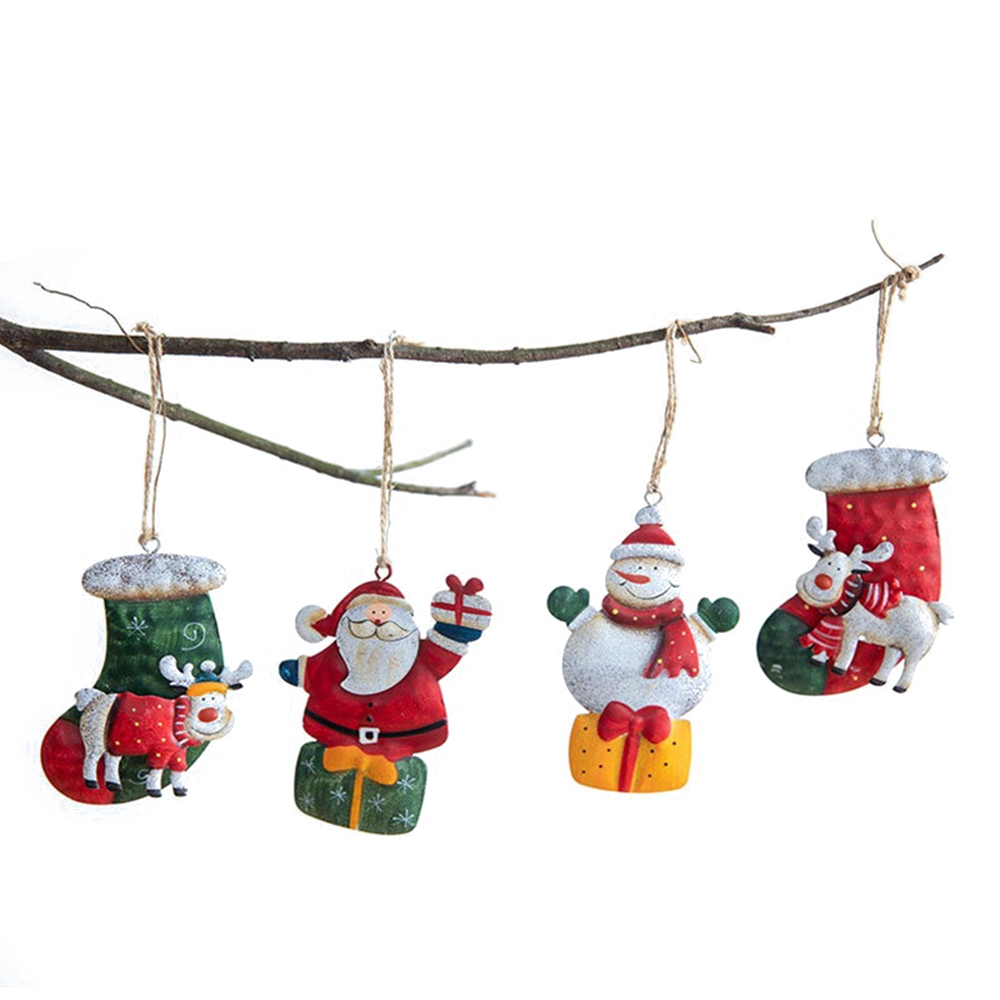 Metal Painted Home Decor Iron  - Art And Craft Xmas Tree บทวิจารณ์และราคา