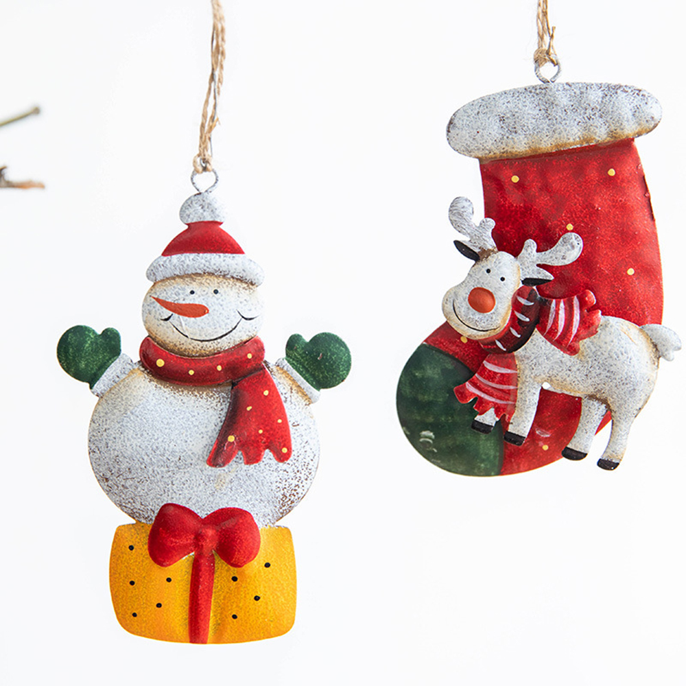 Metal Painted Home Decor Iron  - Art And Craft Xmas Tree บทวิจารณ์และราคา