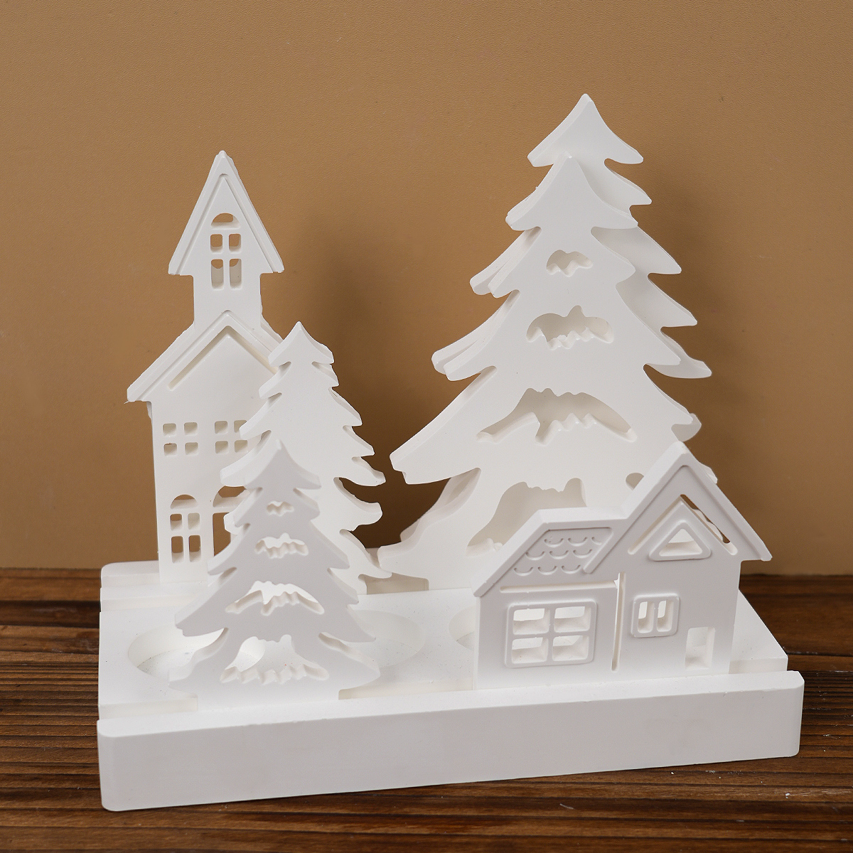 Xmas Ornament Candle Holder Si - Art And Craft Xmas Tree บทวิจารณ์และราคา