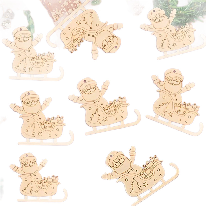 Paintable Blank Wooden christm - Art And Craft Xmas Tree บทวิจารณ์และราคา