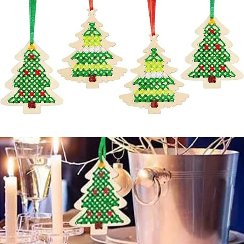 High-quality 12SETS DIY Sewing - Art Craft Christmas Tree บทวิจารณ์และราคา