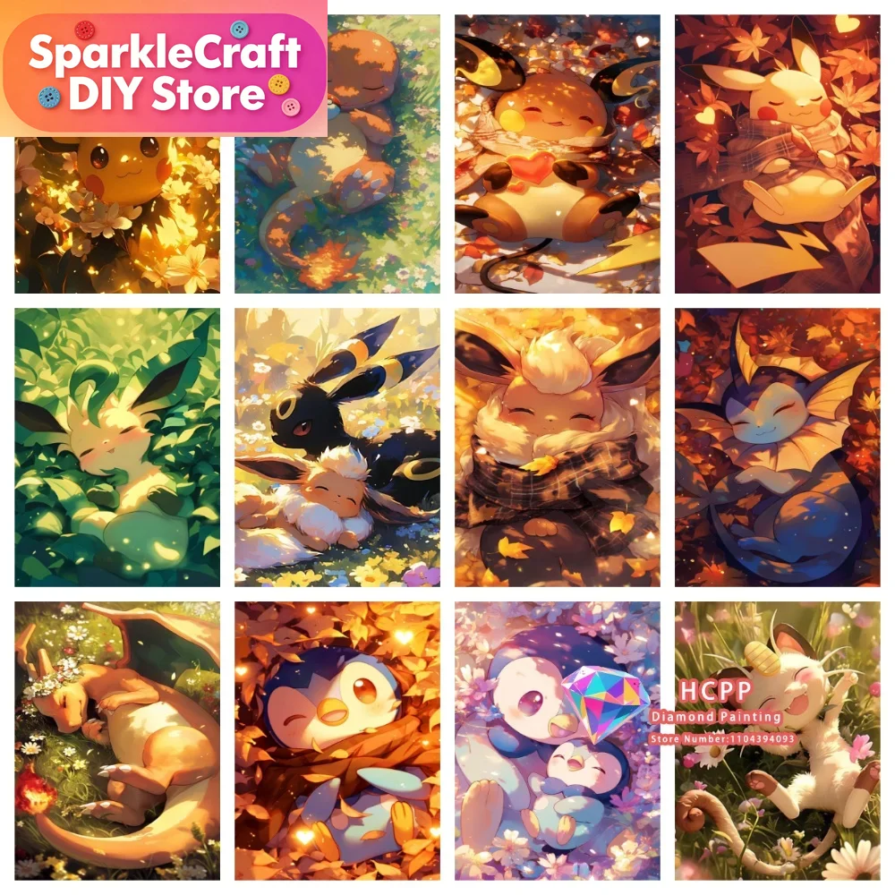 1pc frameless Cartoon Pokemon  - Art Craft Things บทวิจารณ์และราคา