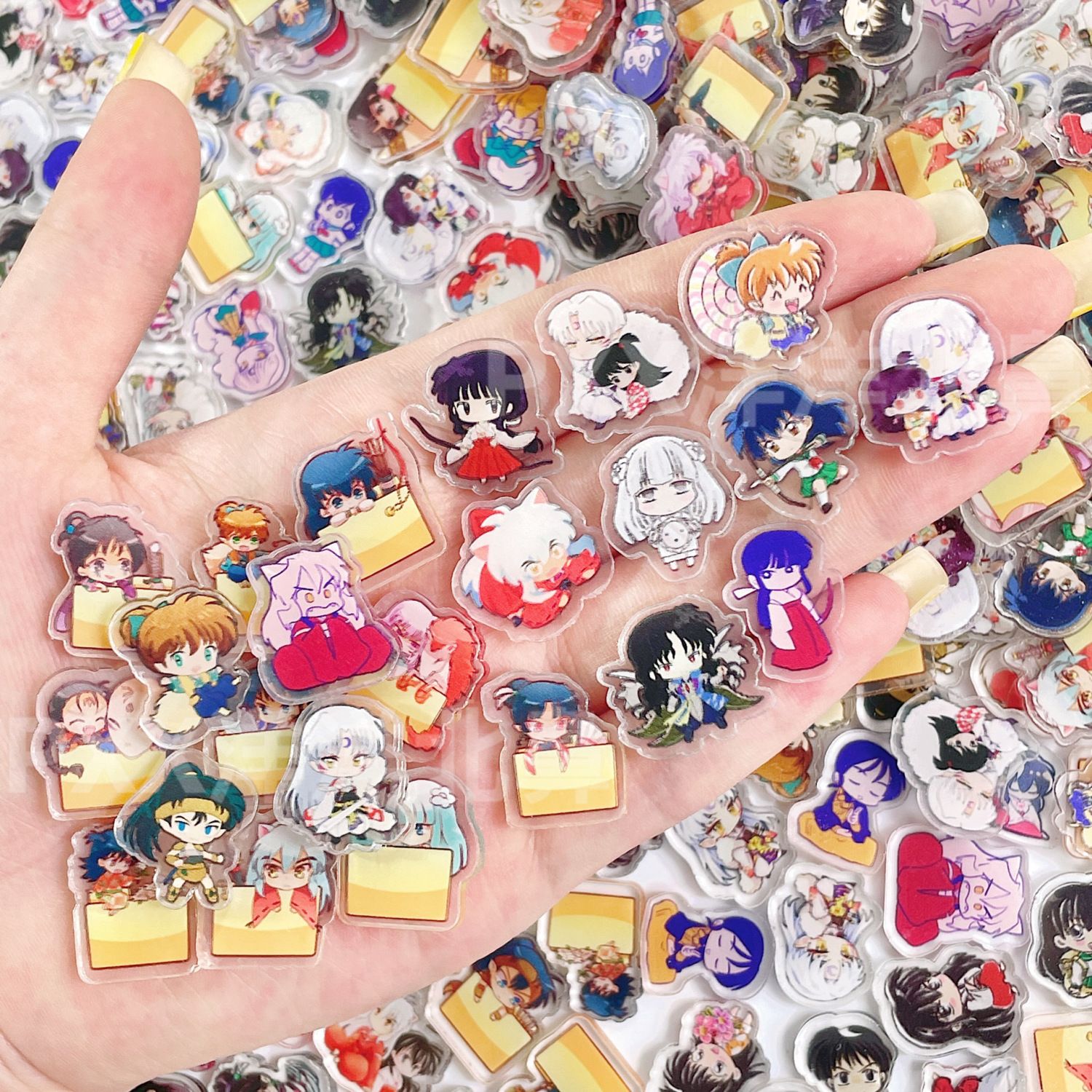 50/100Pcs 1/2cm Mini Inuyasha  - Art Craft Market บทวิจารณ์และราคา