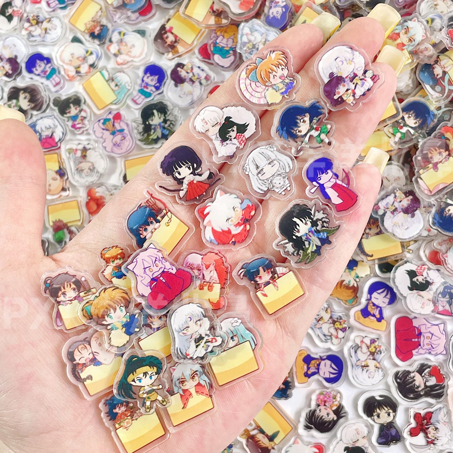 50/100Pcs 1/2cm Mini Inuyasha  - Art Craft Market บทวิจารณ์และราคา