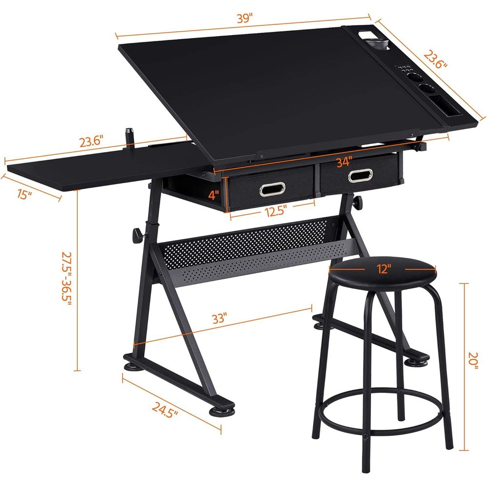 Drafting Table for Artists, He - Art Crafting บทวิจารณ์และราคา