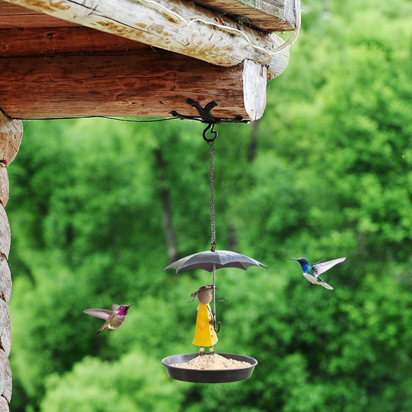 Girl with Umbrella Bird Feeder - Art Crafting บทวิจารณ์และราคา