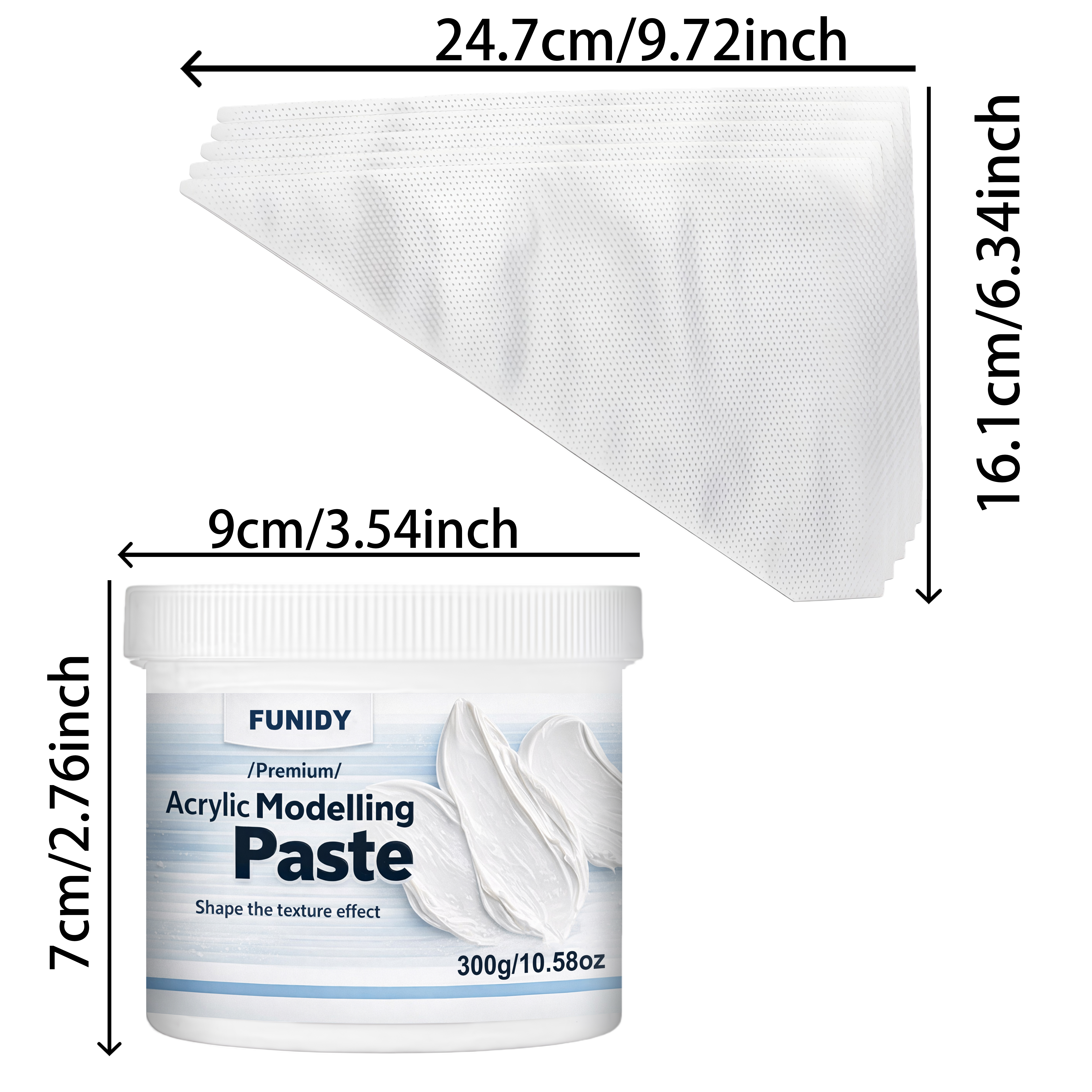 300G 3D Modeling Paste, White  - Acrylic Pour Paint บทวิจารณ์และราคา