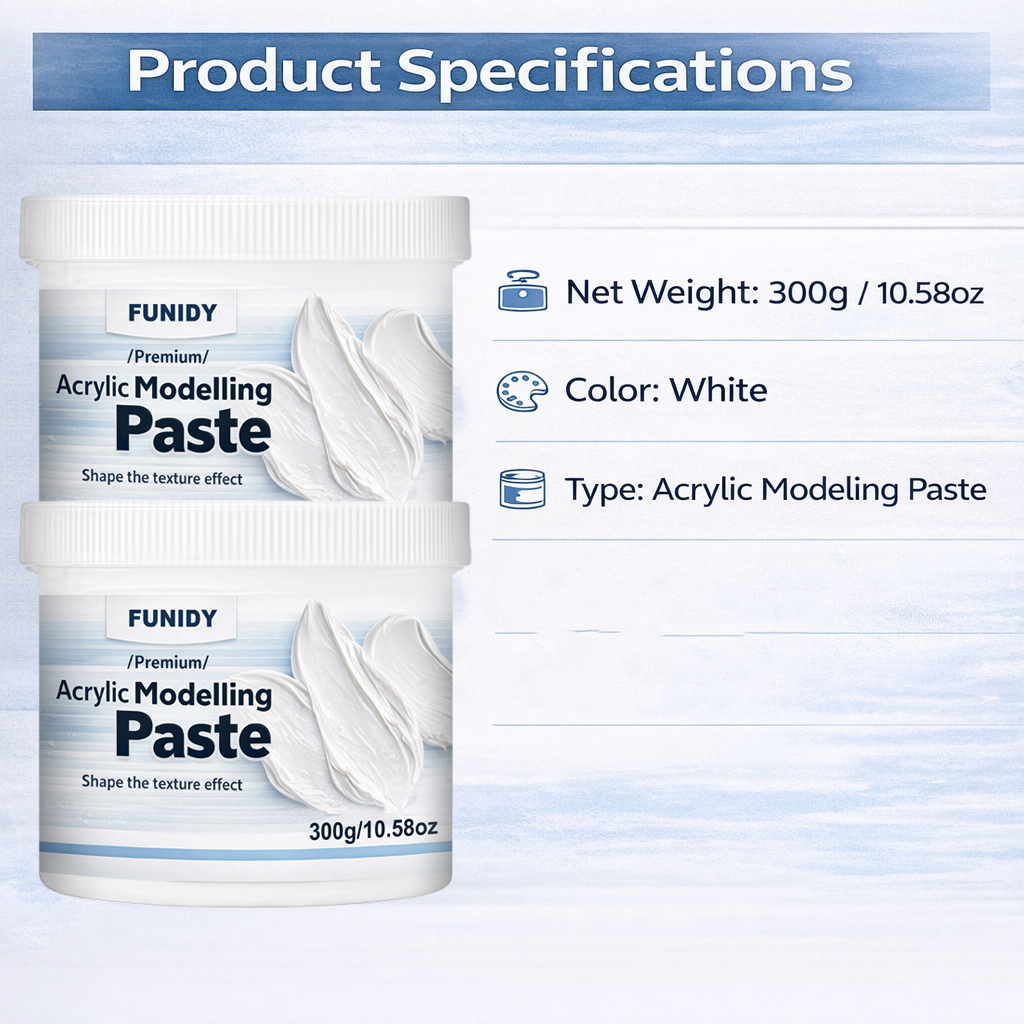 300G 3D Modeling Paste, White  - Acrylic Pour Paint บทวิจารณ์และราคา